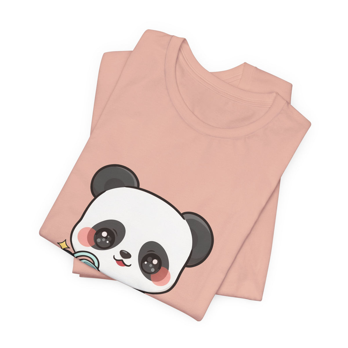 Kawaii Panda T-Shirt, Cute Plant Lover Gift