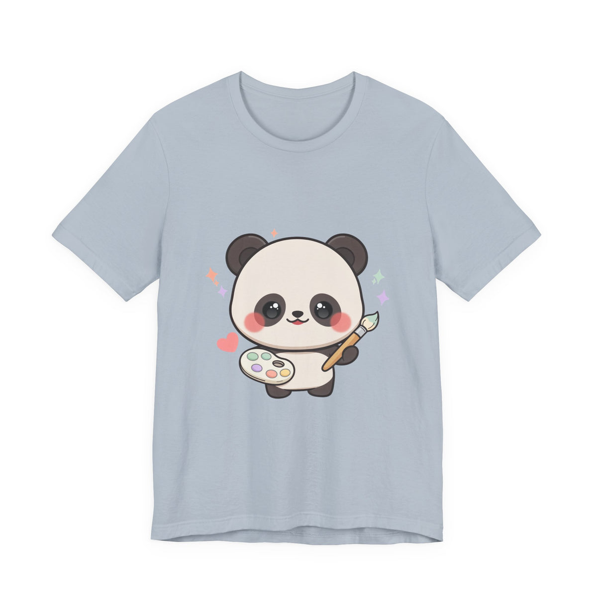 Kawaii Panda Artist T-Shirt for Creative Panda Fans