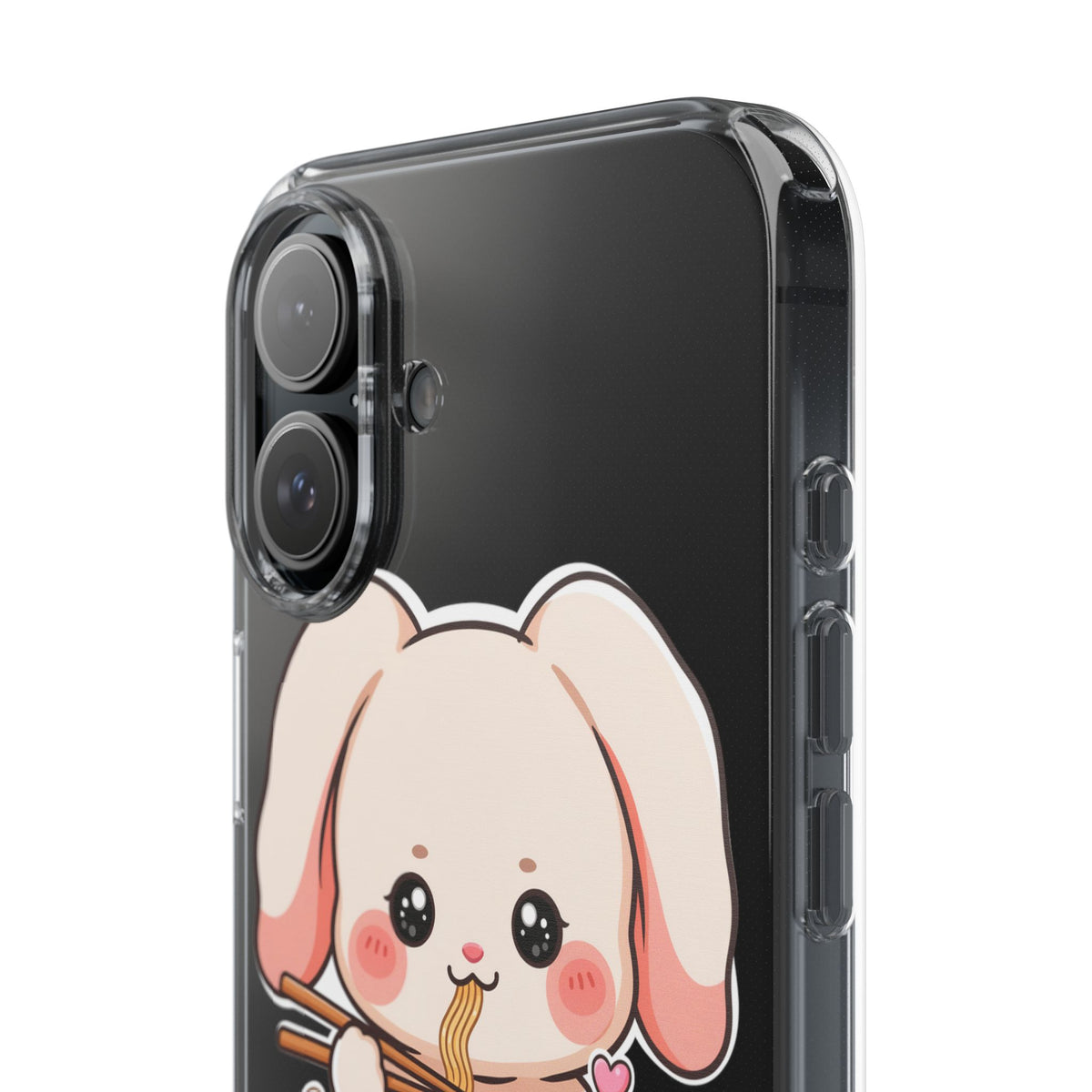Kawaii Ramen Bunny Clear Impact-Resistant Case
