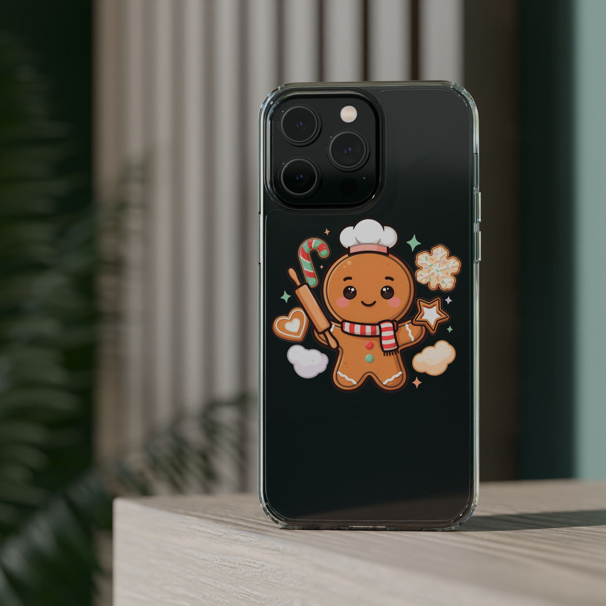 Gingerbread Christmas Phone Case for Holiday Baking Fans