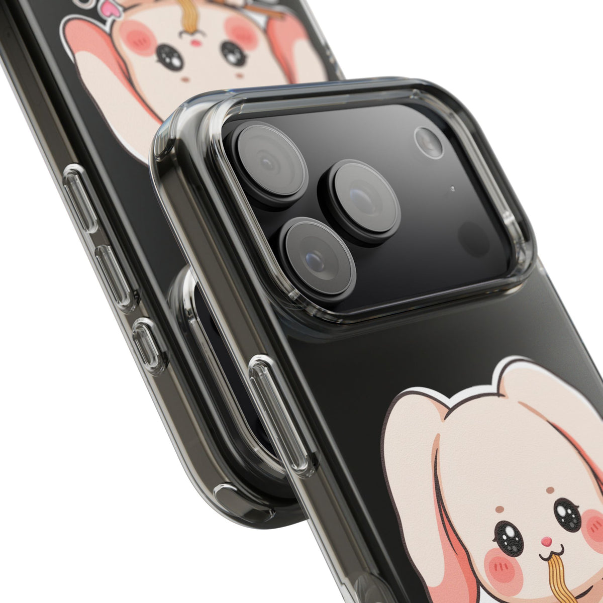 Kawaii Ramen Bunny Clear Impact-Resistant Case