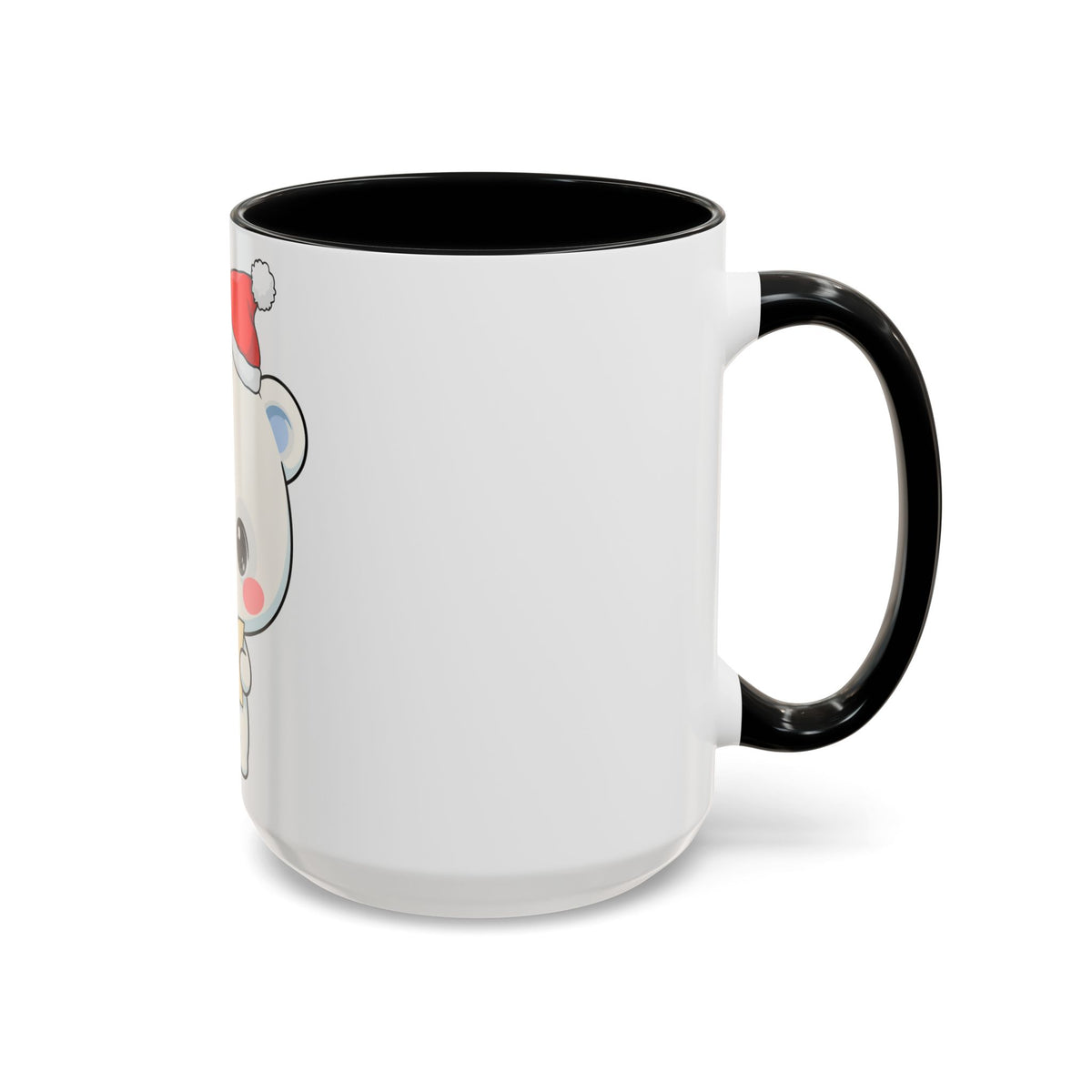 Kawaii Polar Bear Christmas Mug – Santa Letter Accent Mug