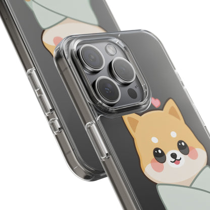Kawaii Shiba Inu Phone Case, Cozy Valentine Gift