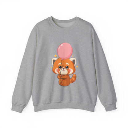 Kawaii Red Panda Sweatshirt, Cute Balloon Animal Gift