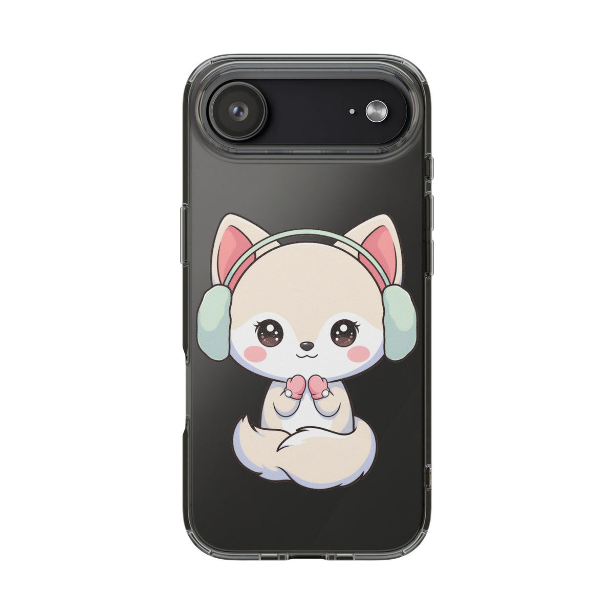 Kawaii Arctic Fox Phone Case – Cozy Winter Cutie