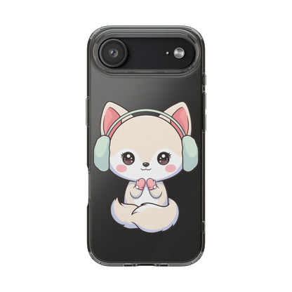 Kawaii Arctic Fox Phone Case – Cozy Winter Cutie