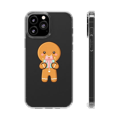 Gingerbread Man Phone Case, Cute Holiday Gift Design