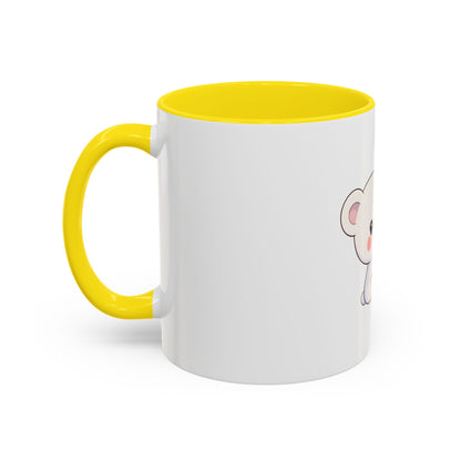 Kawaii Polar Bear Christmas Mug, 11 oz Accent Coffee Mug