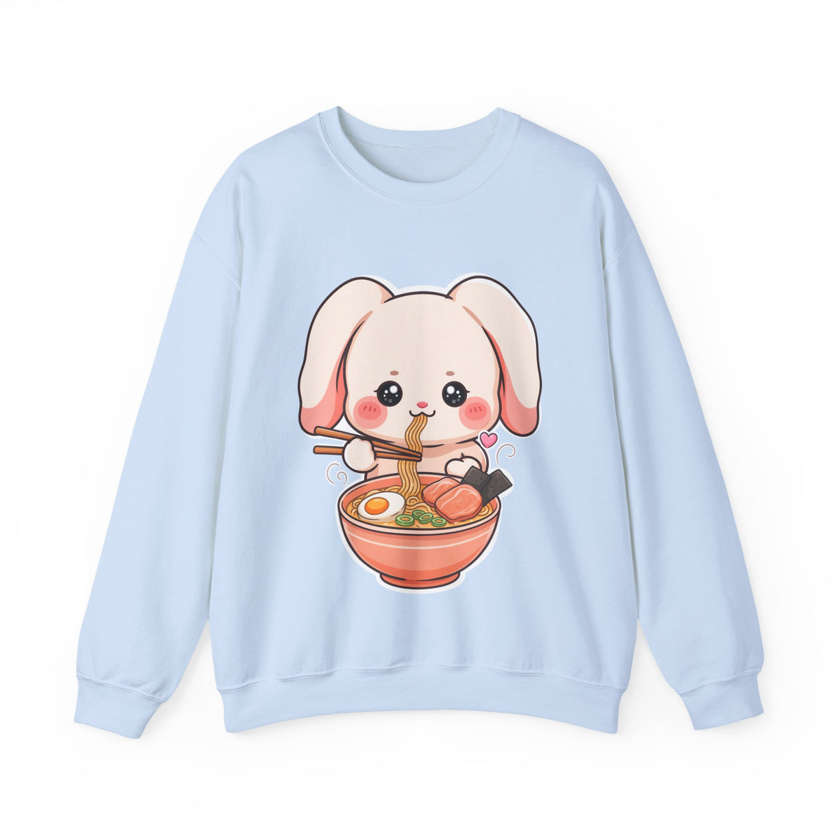 Kawaii Ramen Bunny Sweatshirt for Cute Foodie Fans