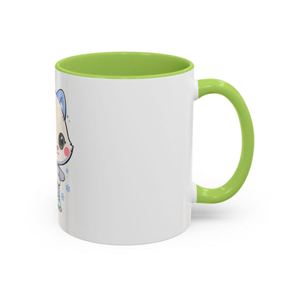 Kawaii Arctic Fox Mug for Cozy Winter Coffee Breaks