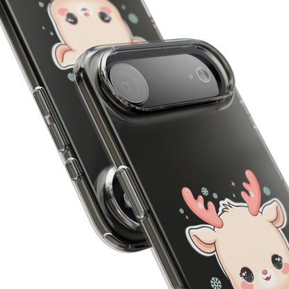 Kawaii Reindeer Phone Case for a Sweet Winter Cheer
