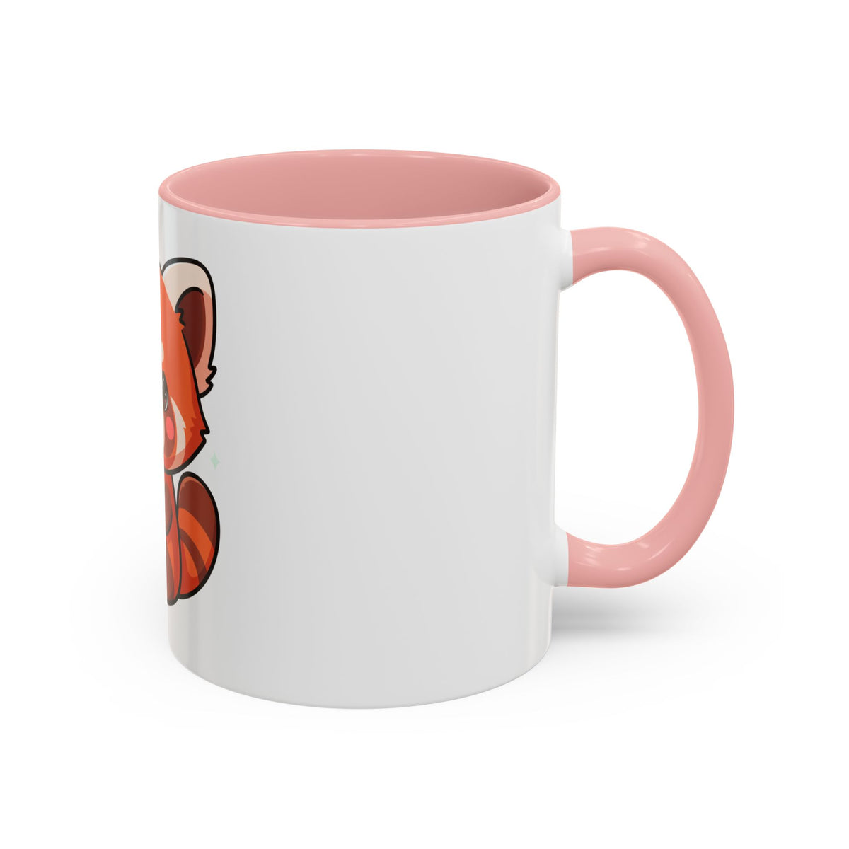 Red Panda Coffee Mug, Cute Latte Lover Accent Mug