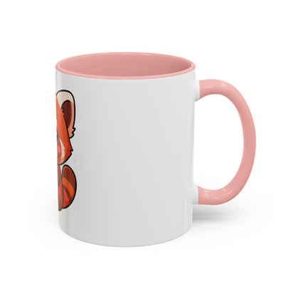 Red Panda Coffee Mug, Cute Latte Lover Accent Mug