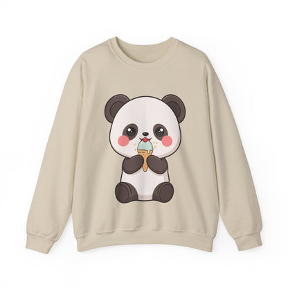 Kawaii Panda Sweatshirt – Cute Ice Cream Crewneck