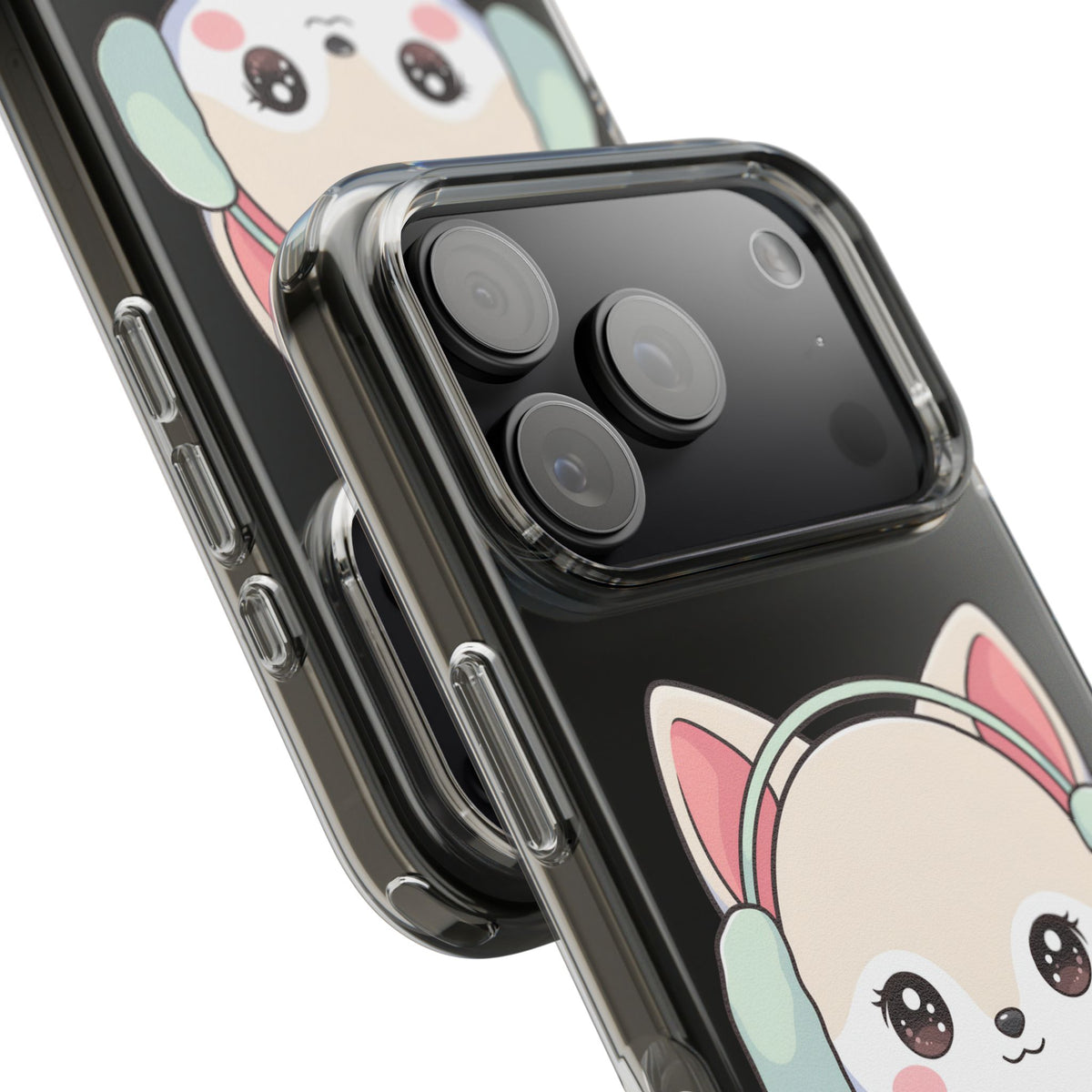 Kawaii Arctic Fox Phone Case – Cozy Winter Cutie