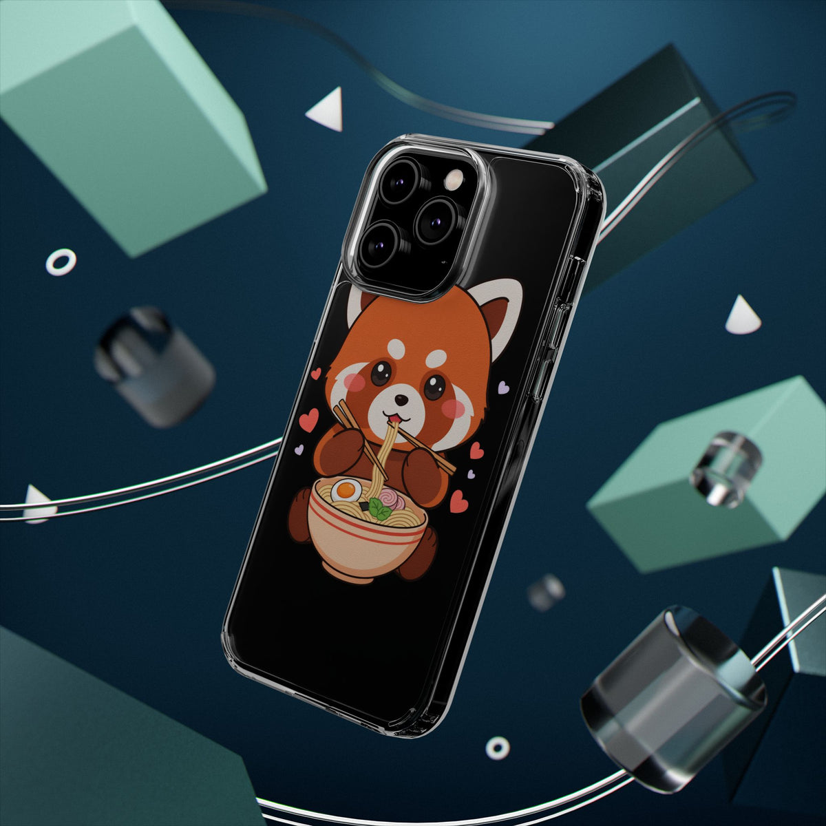 Red Panda Ramen Phone Case – Kawaii Food Lover Gift