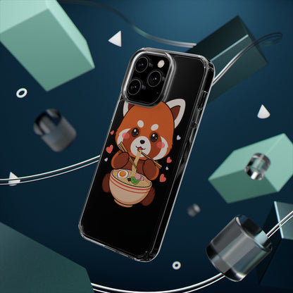 Red Panda Ramen Phone Case – Kawaii Food Lover Gift