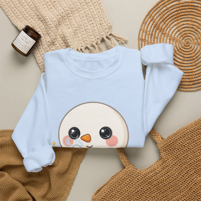 Kawaii Snowman Sweatshirt for Cozy Winter Days