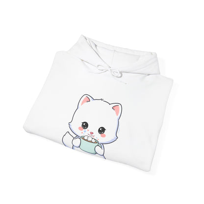 Kawaii Arctic Fox Hoodie for Cozy Cute-Style Fans