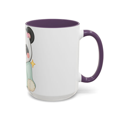 Kawaii Panda Accent Coffee Mug for Cozy Moments