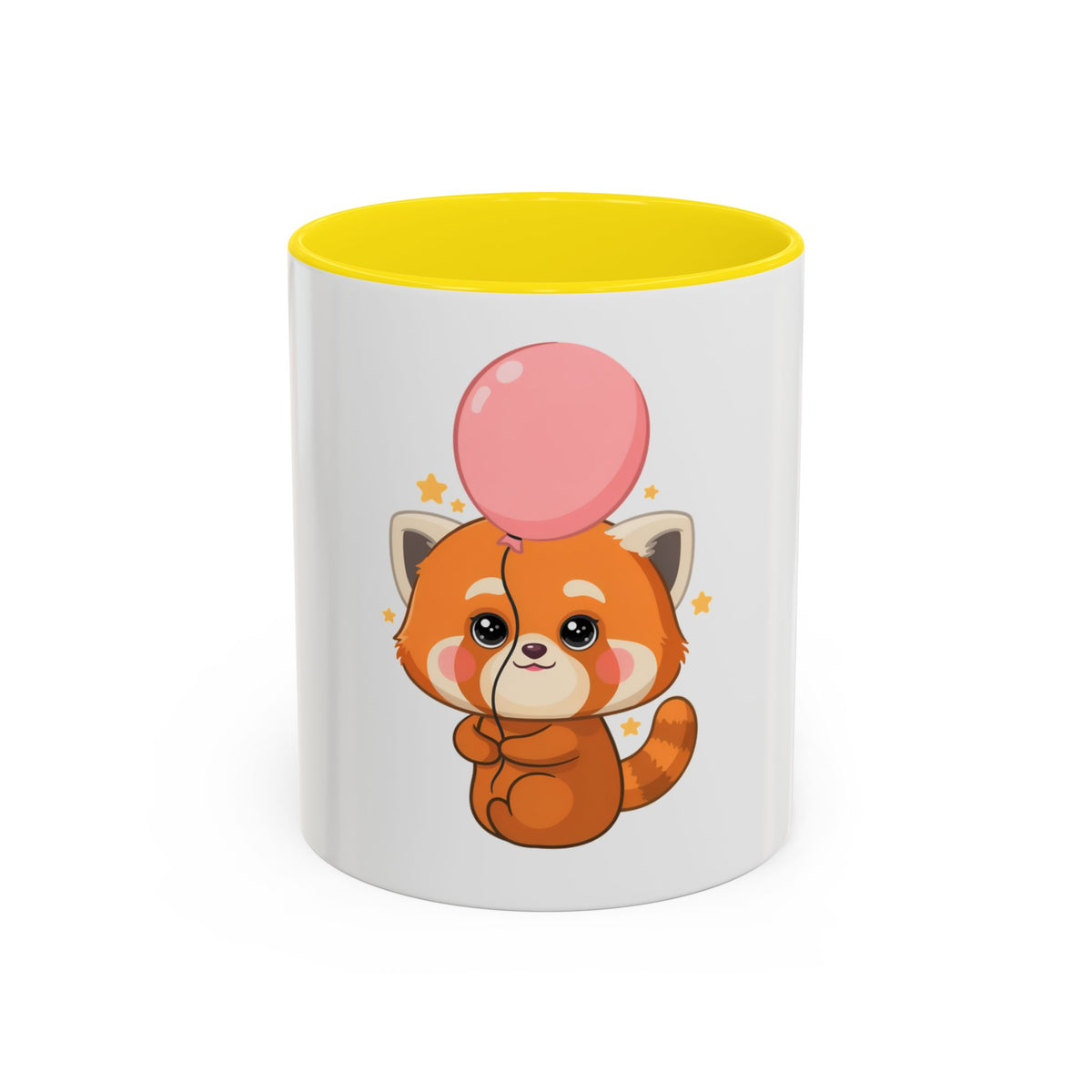 Kawaii Red Panda Accent Coffee Mug for Cute Animal Fans
