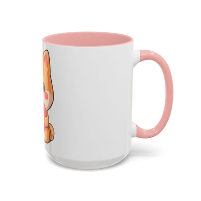 Kawaii Shiba Inu Accent Coffee Mug for Dog Lovers