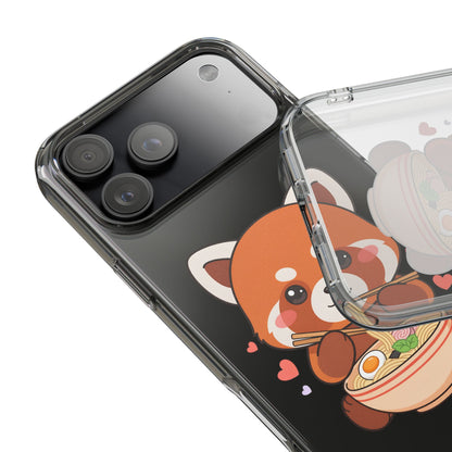 Red Panda Ramen Phone Case – Kawaii Food Lover Gift
