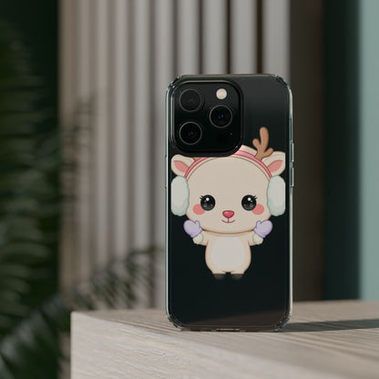 Kawaii Reindeer Phone Case for Cozy Cute Style