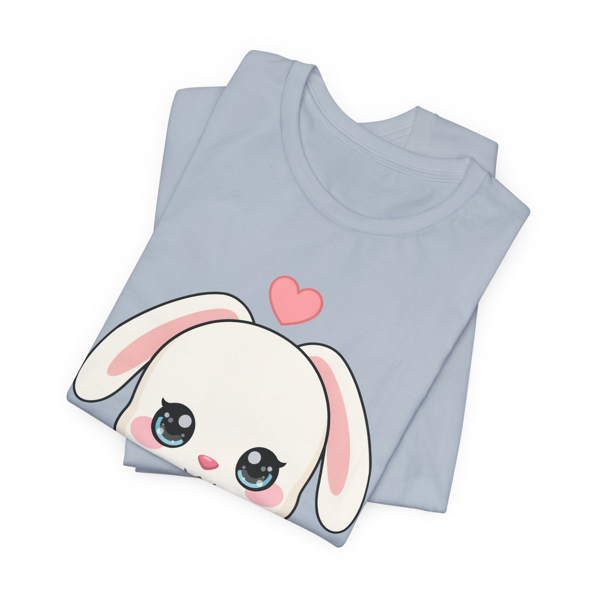 Cozy Bunny T-Shirt, Kawaii Blanket Bunny Tee