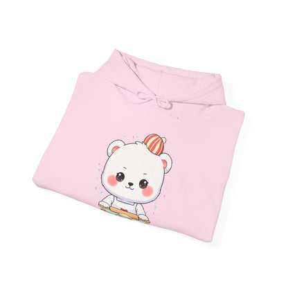 Christmas Cookie Baking Polar Bear Hoodie