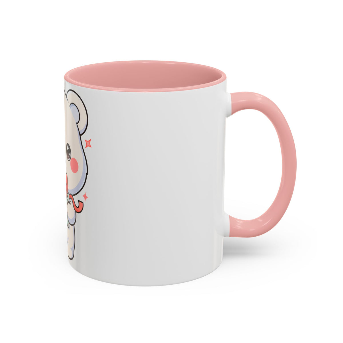 Kawaii Polar Bear Mug, Cute Gift Accent Coffee Mug