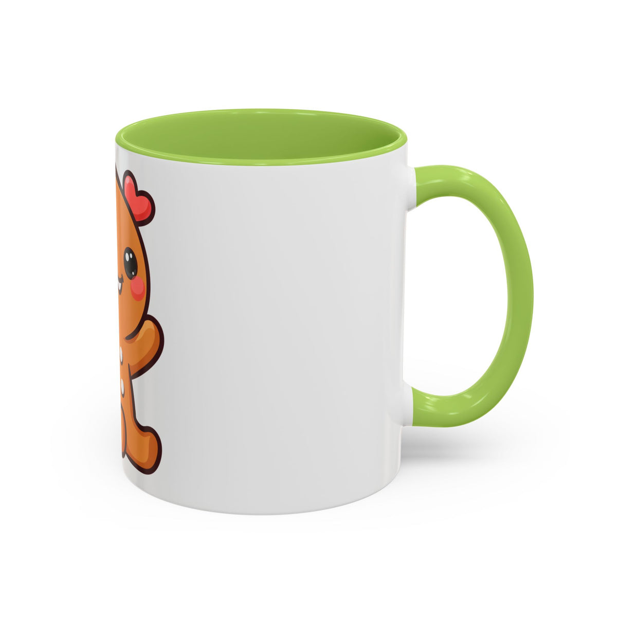 Kawaii Gingerbread Mug for Cozy Winter Coffee Breaks