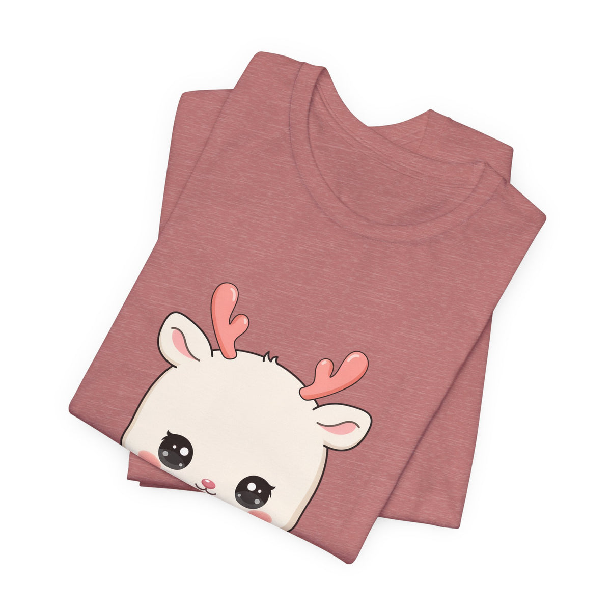 Kawaii Reindeer T-Shirt for Cozy Winter Days