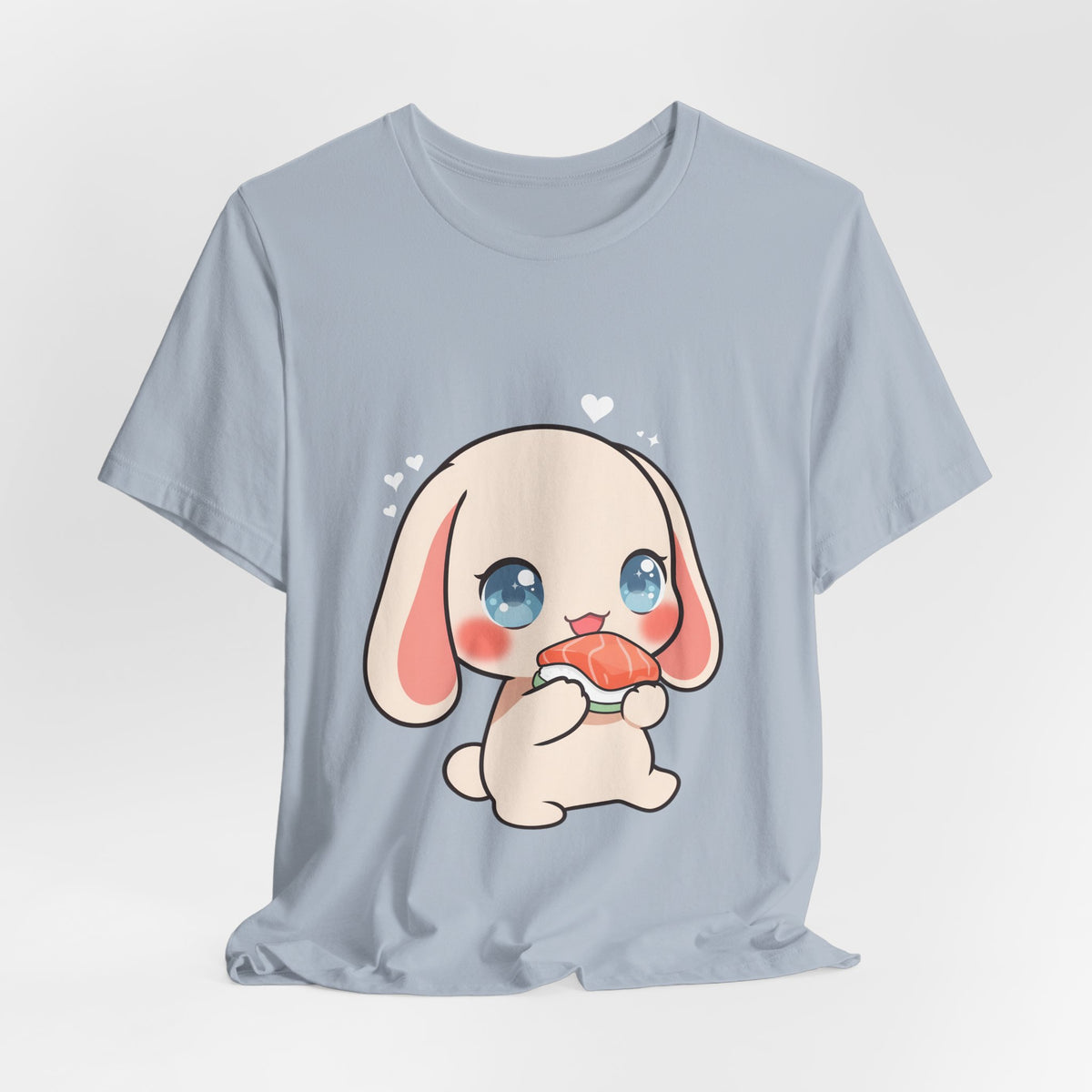 Kawaii Sushi Bunny T-Shirt for Cute Foodie Fans