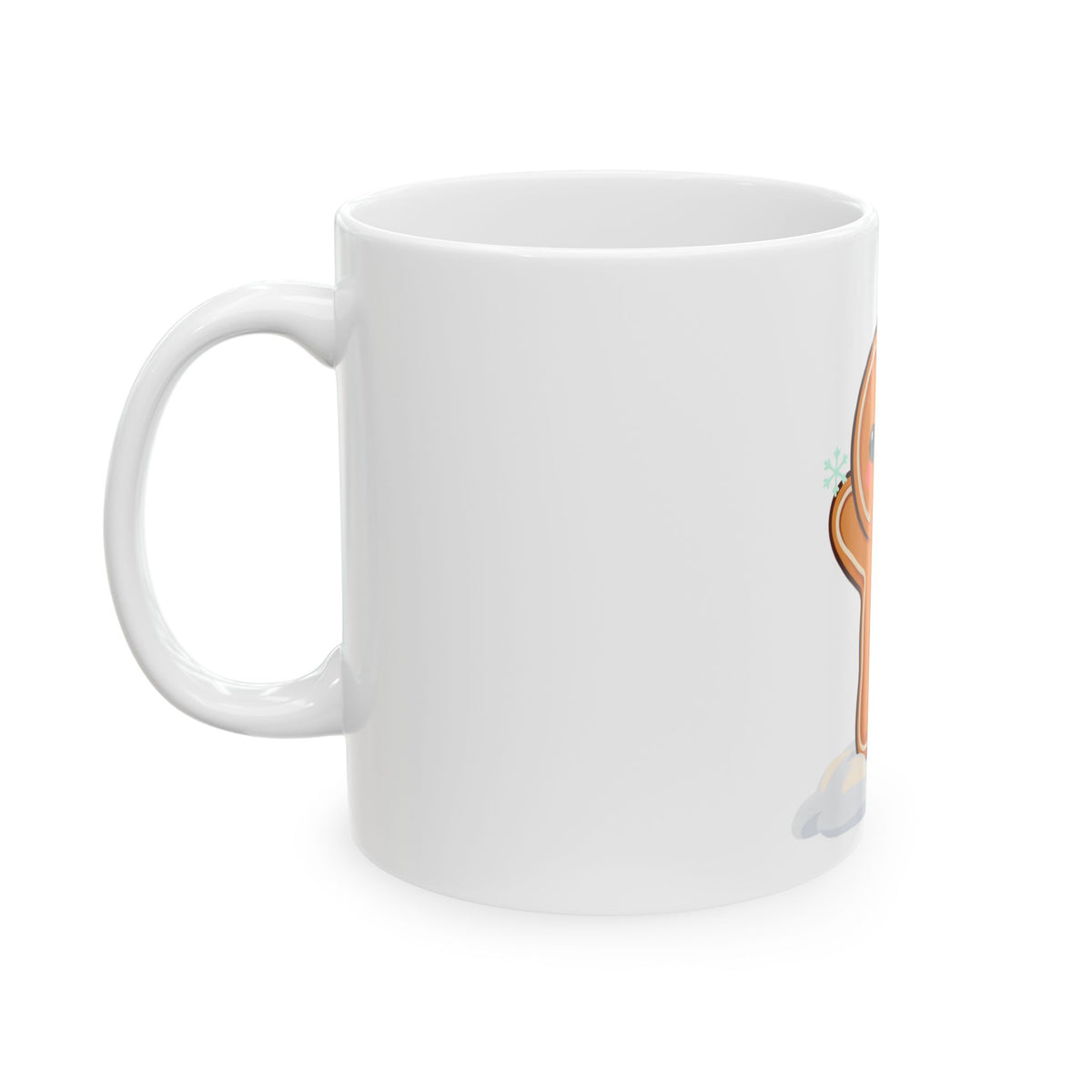 Kawaii Gingerbread Mug for Cozy Christmas Cheer