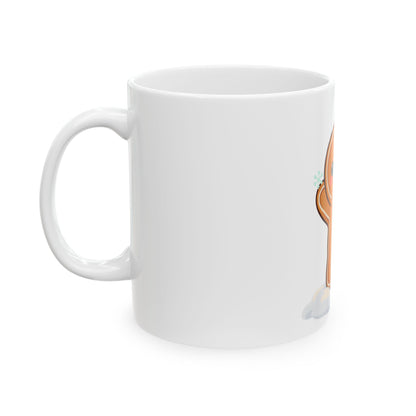 Kawaii Gingerbread Mug for Cozy Christmas Cheer