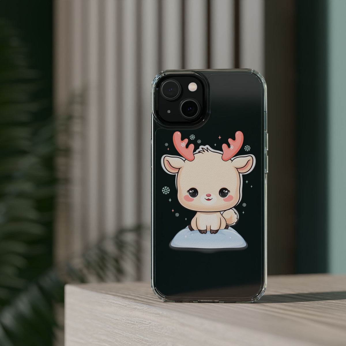 Kawaii Reindeer Phone Case for a Sweet Winter Cheer