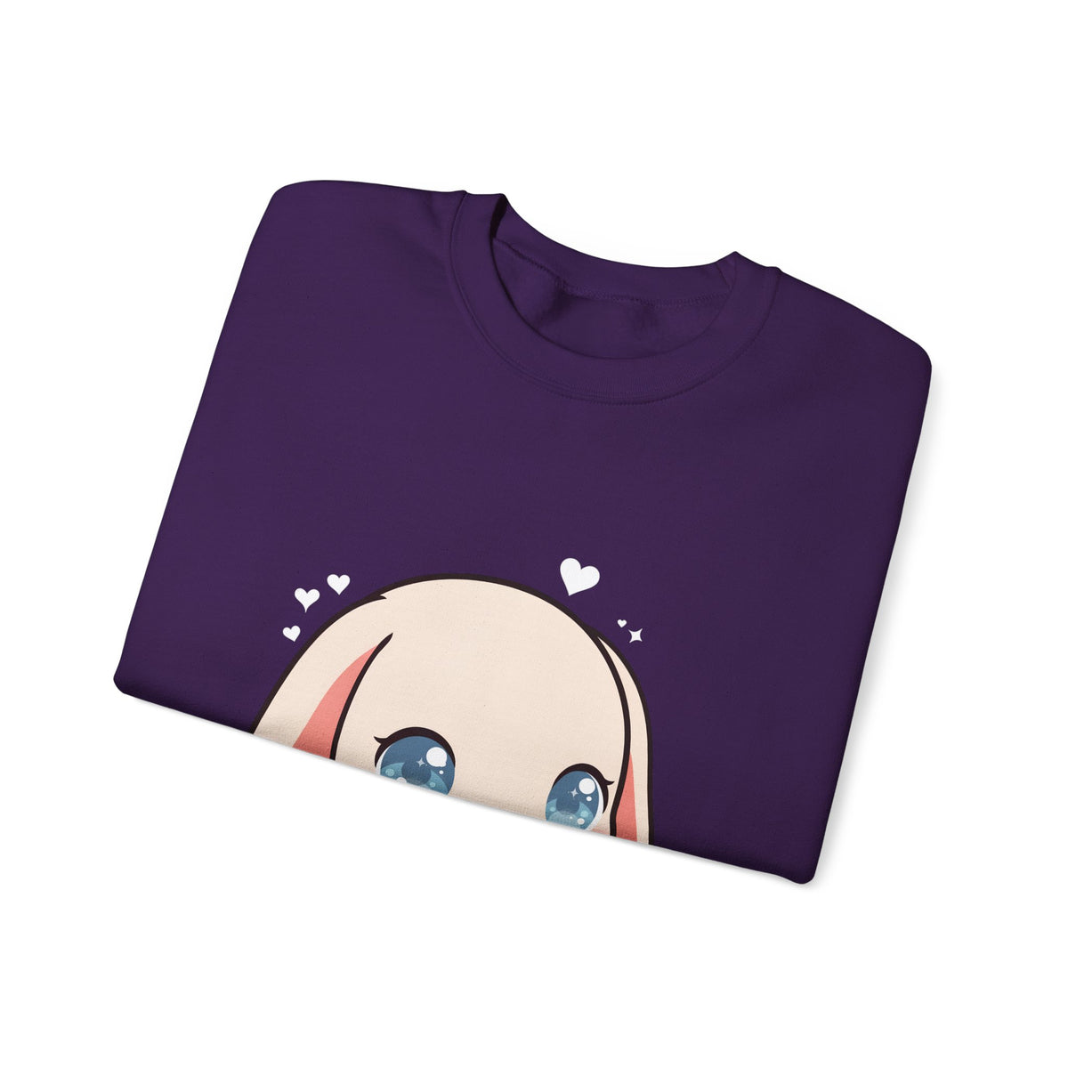 Kawaii Sushi Bunny Sweatshirt, Cute Chibi Crewneck