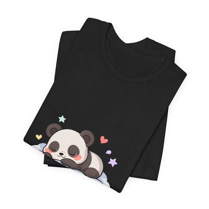 Sleeping Panda T-Shirt, Cute Kawaii Gift for Panda Lovers