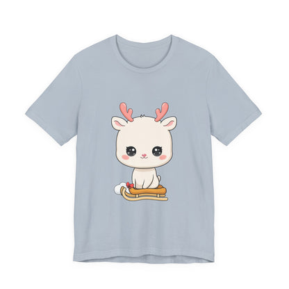 Kawaii Reindeer T-Shirt for Cozy Winter Days