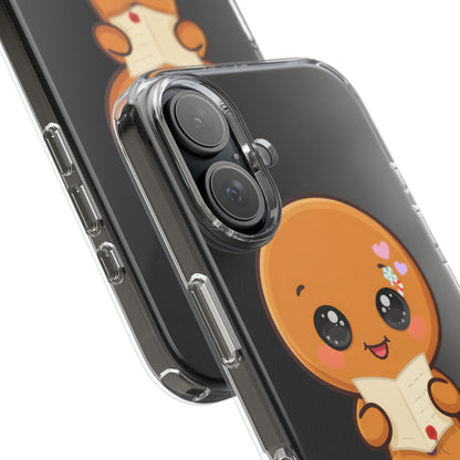 Gingerbread Man Phone Case, Cute Christmas Letter Reader