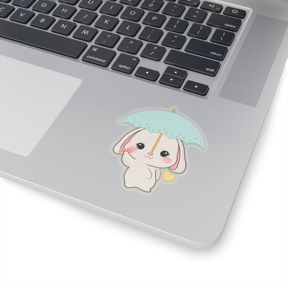 Kawaii Bunny Sticker with Umbrella | Cute Vinyl Decal