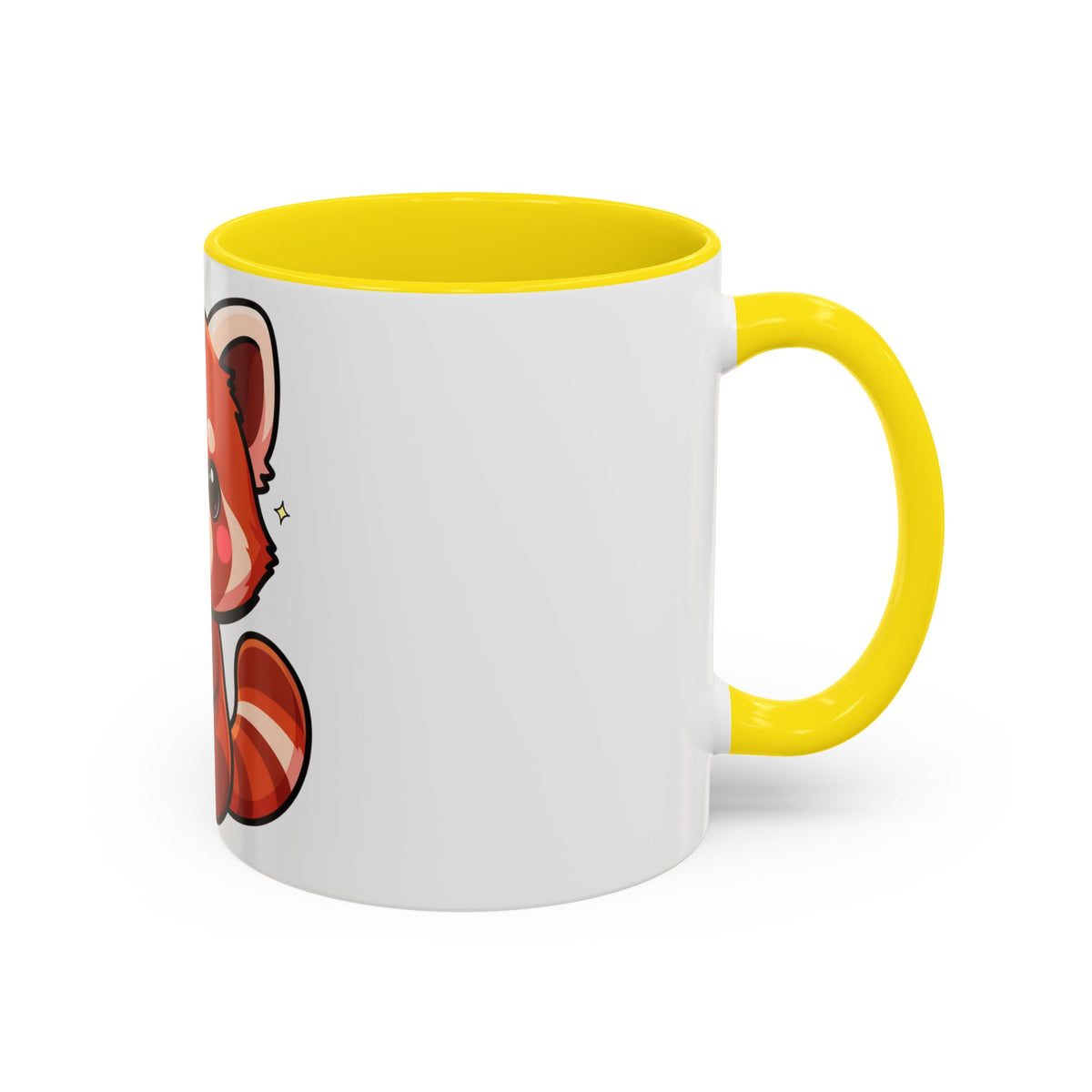Kawaii Red Panda Accent Coffee Mug for Creative Days