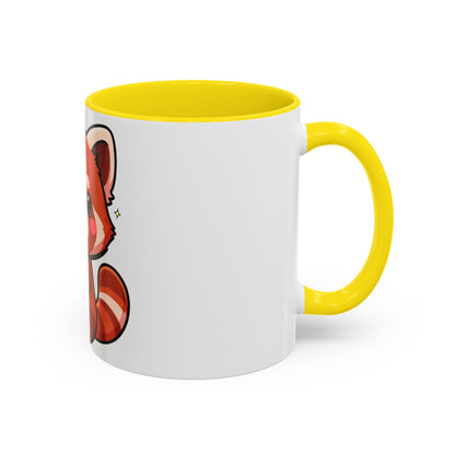 Kawaii Red Panda Accent Coffee Mug for Creative Days