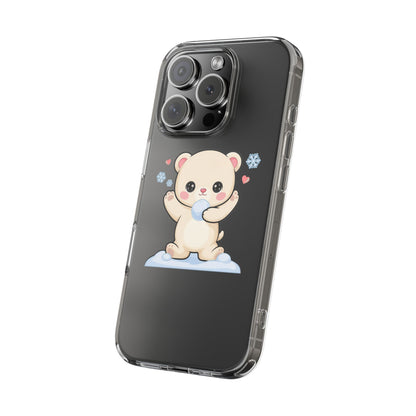 Kawaii Polar Bear Phone Case for Cute Animal Fans