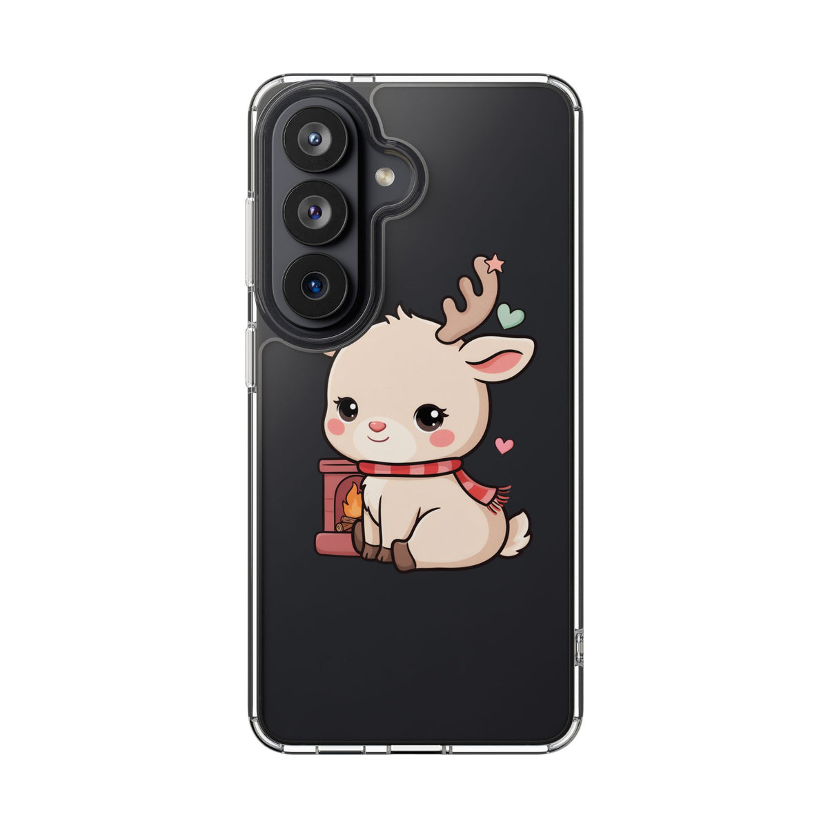 Kawaii Reindeer Phone Case for Cozy Holiday Cheer