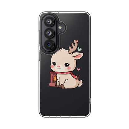 Kawaii Reindeer Phone Case for Cozy Holiday Cheer