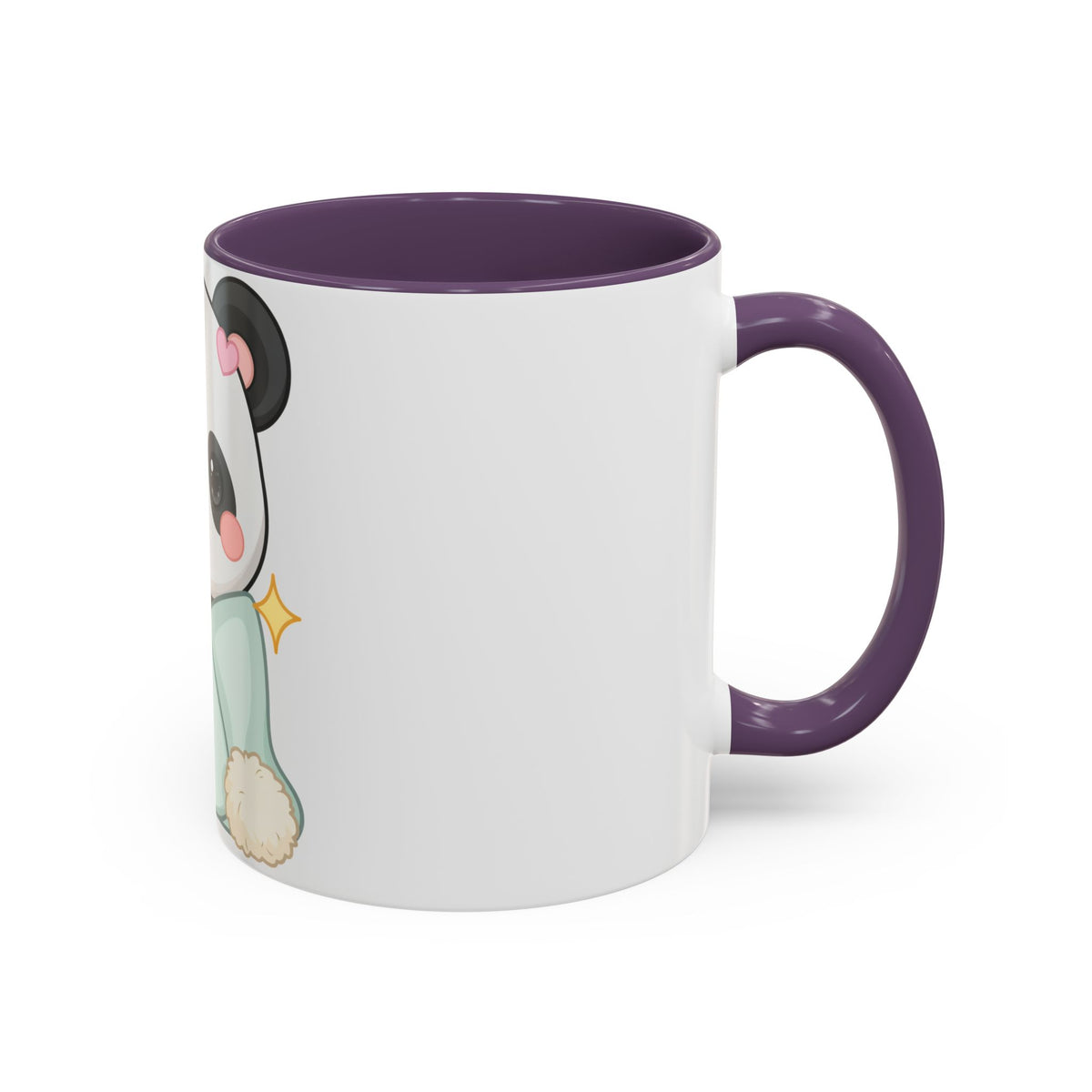 Kawaii Panda Accent Coffee Mug for Cozy Moments