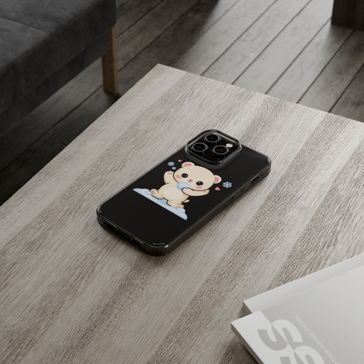 Kawaii Polar Bear Phone Case for Cute Animal Fans