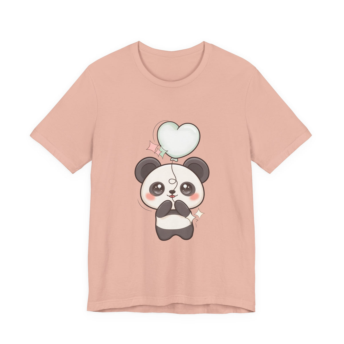 Kawaii Panda T-Shirt with Floating Balloon